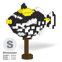 Clown Triggerfish Sculptures (JEKCA Lego Brick) DIY Kit - £44.70 GBP