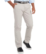 Tommy Hilfiger Straight-Fit Chino Pants Men's Size 38x32 Stone Gray Cotton NWT - $35.57