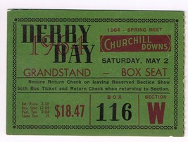 1964 Kentucky Derby Ticket Northern Dancer Winner - £269.51 GBP