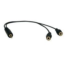Tripp Lite 3.5mm Mini Stereo Cable adapter Y Splitter for Speakers and H... - £14.17 GBP