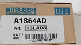 New Mitsubishi PLC A1S64AD 4-20MA 10VAC INPUT MODULE ANALOG  - $119.00