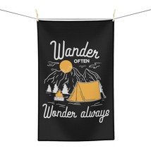 Wander Often, Wonder Always | Microfiber Tea Towel | Nature Lover&#39;s Kitc... - £14.82 GBP