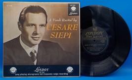 Cesare Siepi, Alberto Erede Accademia Santa Cecilia 10&quot; LP A Verdi Recital BX16 - £6.23 GBP