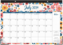 Desk Calendar 2024-2025 - Jul 2024 - Dec 2025, Large Monthly Desk Calendar 18 Mo - £11.18 GBP