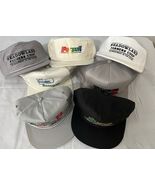 Vintage Lot Of 7 Hats Trucker Caps Farming Related SnapBack Adjustable - $406.49 MXN