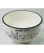 Dog Bowl Signature Houseware Ceramic 6&quot; Food or Water Bowl GOOD DOG New - $18.76