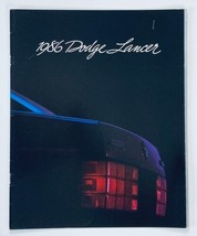 1986 Dodge Lancer Dealer Showroom Sales Brochure Guide Catalog - $9.45