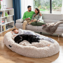 Human Dog Bed XXL InnovaGoods Beige - £200.22 GBP