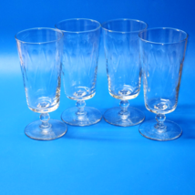 Vintage 3006-5 Rock Sharpe 6½” Crystal Iced Tea Beverage Glasses - Set Of 4 - £35.36 GBP