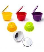 2 Sets Reusable Coffee Capsule for Dolce Gusto Nestcafè Coffee Machine E... - $16.80