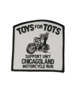 Toys For Tots Support Unit Chicagoland Motorcycle Run Biker Patch New NOS - $104.90 MXN