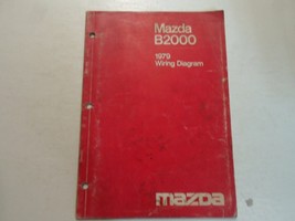 1979 Mazda B2000 Wiring Diagram Shop Manual Worn Stained Factory Rare Oem 79 - $9.97