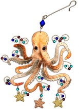 Octavian Octopus Ocean Sea Ornament Metal Fair Trade Pilgrim Imports - £19.42 GBP