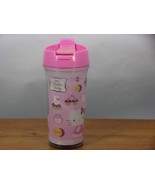 Sanrio HELLO KITTY Insulated Coffee Tumbler 2010 16oz Pink Original Scre... - £13.98 GBP