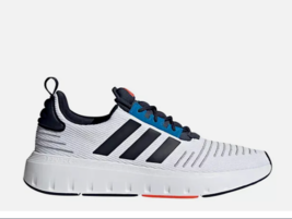 ADIDAS MENS SWIFT RUN 23 COMFORT DAILY CASUAL SNEAKER White Navy Red NEW... - $59.97