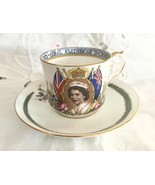 Vintage Queen Elizabeth II Coronation Tea Cup Bone China June 2 1953 Ayn... - $752.48 MXN