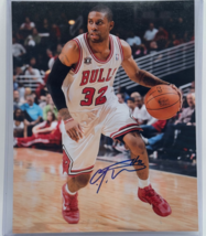 C.J. Watson Bench Mob Chicago Bulls-Autographed 8x10 Basketball Photo - $24.74