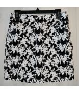 NEW WOMENS MARIO SERRANI ITALY BLACK &amp; WHITE PULL ON SKORT W/ POCKETS  S... - $554.36 MXN