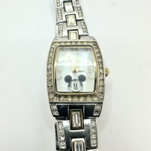 Disney Women&#39;s MK2043 Mickey Mouse Two Tone Bracelet Watch, Rectangular ... - £9.58 GBP