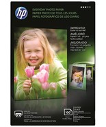 hp everyday photo paper Glossy for inkjet 100 sheet 4&quot;x6&quot; - $560.27 MXN