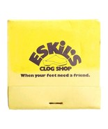 Eskil&#39;s Clog Shop Vintage Matchbook National Chain Advertisement Unstruc... - $373.69 MXN