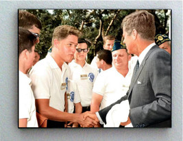Rare Framed 1963 Bill Clinton meets John F Kennedy Vintage Photo. Giclée Print - £15.00 GBP
