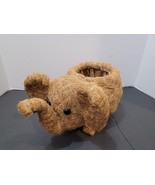 Coco Coconut Fiber Elephant Trink Up Animal Planter Garden Coconut Succu... - $32.14 CAD