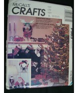 McCall&#39;s 4457 / P983 Christmas Bells Crafts Patterns  Santa, reindeer, U... - $187.33 MXN