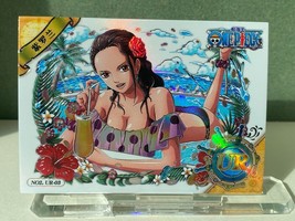 One Piece Anime Collectable Trading Card UR Insert VIOLET Refractor Card # 03 - £5.58 GBP