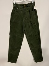 VTG 90’s PACIFIC PLACE Olive Green High Waisted Corduroy Pants Sz 8 NWT - $24.09 CAD