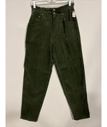 VTG 90’s PACIFIC PLACE Olive Green High Waisted Corduroy Pants Sz 8 NWT - $24.09 CAD
