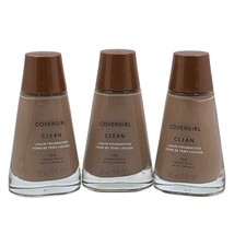 Covergirl Clean Liquid Foundation 150 Creamy Beige Lot of 3 New - $34.46