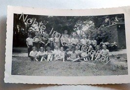 1960s Group of Neighborhood Kids Baseball Gloves Photo B&amp;W Snapshot - £3.56 GBP