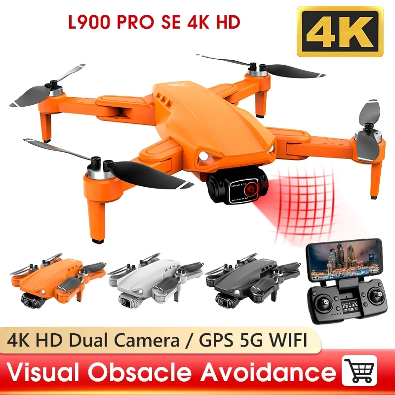 L900 PRO SE 4K HD Dual Camera Drone Visual Obstacle Avoidance Brushless Mot - £99.07 GBP+