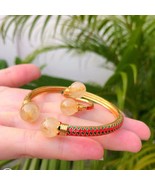 Bracelet Bangle &amp; Ring Set 22K 24K Thai Baht Yellow Gold Plated Adjust W... - £28.83 GBP