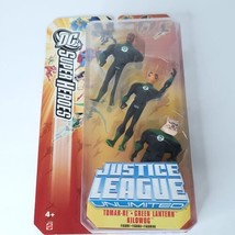 Justice League Unlimited 3 Pack Green Lantern Tomar-Re Kilowog Action Figure NEW - £27.62 GBP