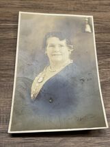 Vintage Antique Portrait Postcard Victorian Woman Unposted KG JD - $9.89