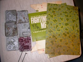 Vintage 1965 Mattel Thingmaker Fighting Men Molds Soldier Instructions Patterns - £23.97 GBP