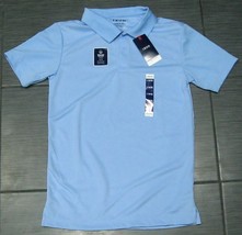 IZOD Boys Polo Short Sleeve Shirt Blue School Uniform Sz L 14/16 NEW w/Tag NWT - £11.84 GBP