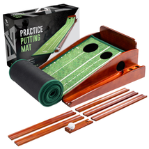 GOLF PUTTING MAT AID GIFTS FOR MEN INDOOR PUTTING GREEN PRACTICE MATT MA... - $86.99