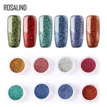 Rosalind Nails Glitter Powder - Nail Decorations - Sparkling - *12 SHADES* - £1.59 GBP