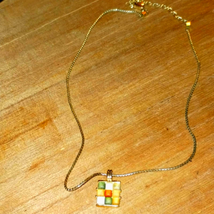 Exquisite Lauren Conrad multi-colored stone silver necklace - £18.99 GBP