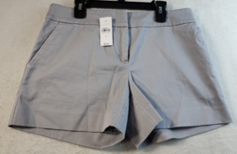 LOFT Shorts Womens Size 0 Gray Cotton Slash Pockets Straight Leg Flat Front - £13.89 GBP