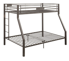 Limbra Twin over Full Bunk Bed in Sandy Brown for Kid Room - $554.58