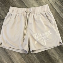 YoungLA Men’s 104 Legacy Shorts - Light Gray Training Gym Workout Size M... - $17.59
