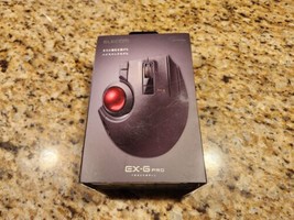 ELECOM EX-G Pro Trackball Mouse, Wired, Wireless, Bluetooth, Thumb Control - £43.52 GBP