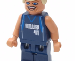 Lego Dirk Nowitzki Minifigure Dallas Mavericks #41 Dark Blue nba008 3562 - $13.00