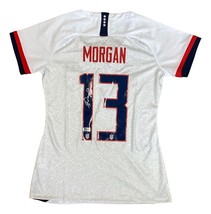 Alex Morgan Signed 2020 Nike USA Women&#39;s White Soccer Jersey BAS - £193.38 GBP