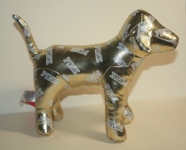 Victoria&#39;s Secret Pink Collection Gold &amp; White Vinyl Dog - $5.00