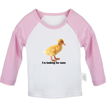 I&#39;m Looking For Mom Funny Tops Newborn Baby T-shirt Kids Animal Duck Graphic Tee - £7.80 GBP+